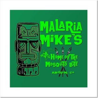 Malaria Mike's, home of the mosquito bite Posters and Art